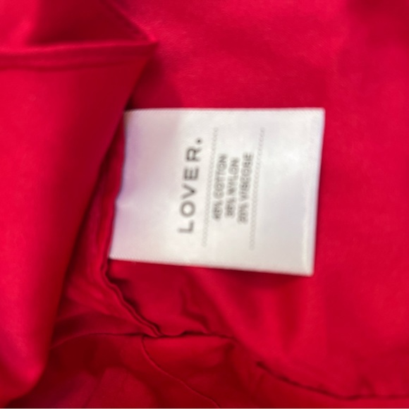 Lover the Label 2 Guipure Crimson Lace Dress - Picture 7 of 7